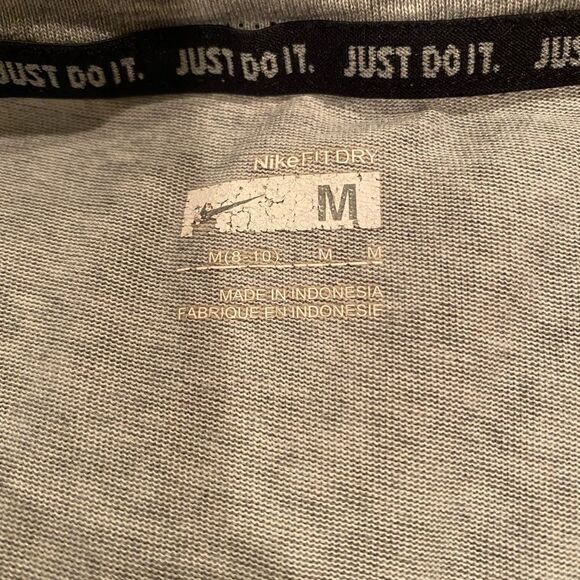 Nike Fastpitch LongSleeve Shirt Size Medium DriFit Baseball Shirt Red/Grey - Picture 6 of 12